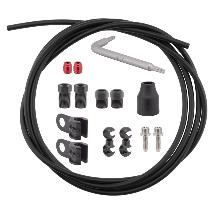 SRAM Hydraulic Brake Hose Kit - Double Compression, 2000mm for AVID, Elixir, Juicy, Level 00.5318.036.000