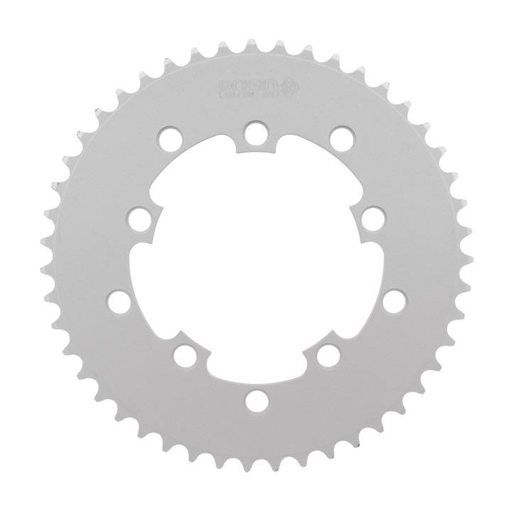 Origin8 Single Speed Chainring 47T 110mm/130mm 5-bolt Silver Made in USA 20799