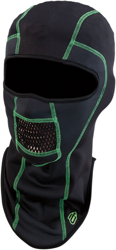 Arctiva Balaclava Pro Stretch - Black/Green - Large/Xl 2503-0378