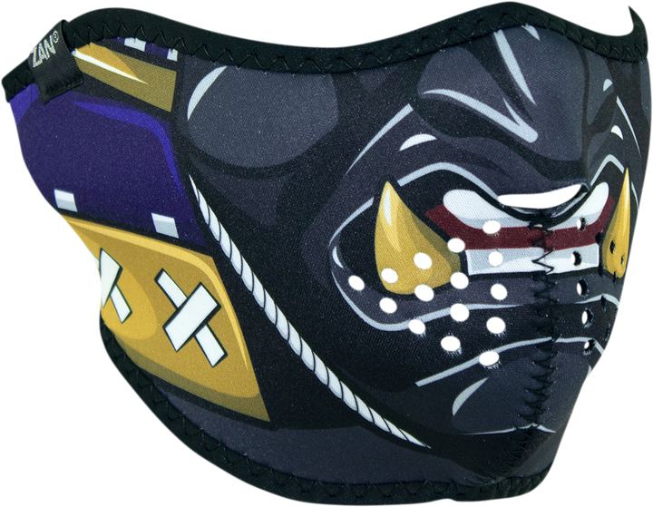 Zan Headgear Neoprene Half Mask - Samurai WNFM027H