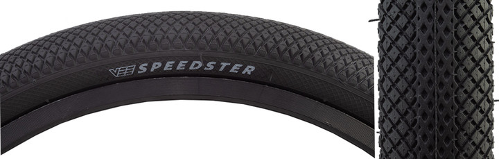 Vee Tire Speedster BMX Tire 20x1 3/8 - Lightweight, High-Performance Race and Jump Tyre 590203