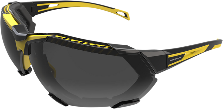 Forceflex Ff4 Sunglasses - Foam - Black/Yellow - Smoke Lens FF4-01095-041