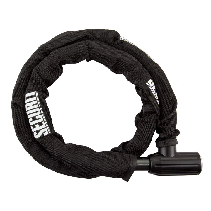 Securit Spyne Armor Key Lock - Steel Cable, Synthetic Coating, 2 Keys 39954