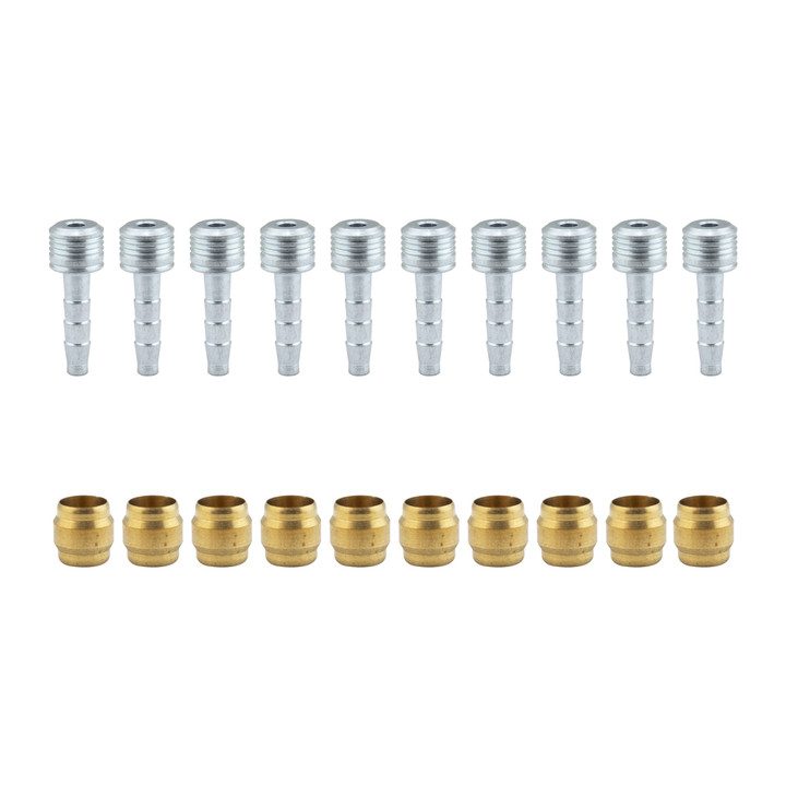 Campagnolo Olive and Barb Kit for Hydraulic Brake Lines, Kit of 10 Each EC-DB011