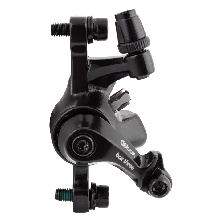 BOX Three BMX Disc Brake Caliper - Mechanical Post Mount, Carbon Steel BX-BA3-19DBC-BK