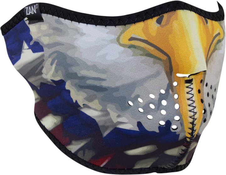 Zan Headgear Neoprene Half Mask - Usa Eagle WNFM454H