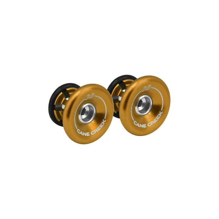 Cane Creek eeBarKeep Bar End Plugs - CNC Machined Aluminum, Gold BAH0007G