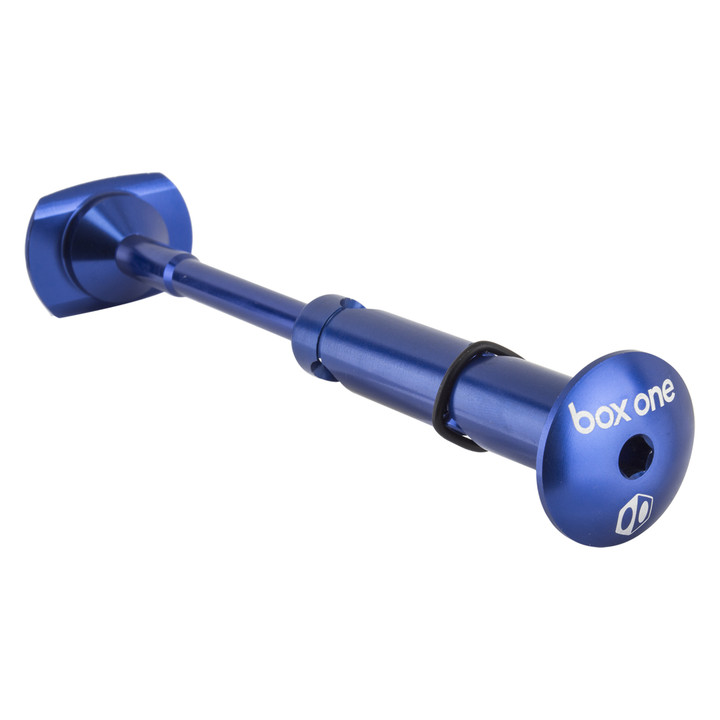 Box Components Box One Stem Lock - CNC-Milled Aluminum, High-Strength Diecast, Blue BX-SL1800150-BL