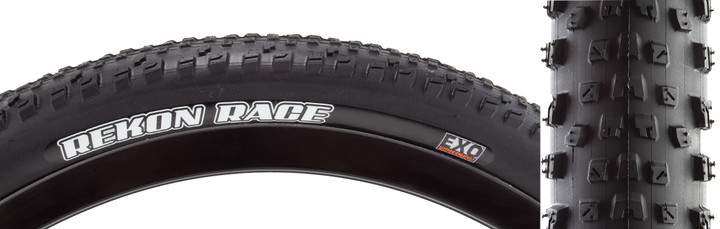Maxxis Rekon Race Tire Clincher, Wire, Tube Required, Black, EXO 27.5 x 2.25 TB00329200