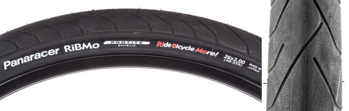 Panaracer Ribmo 26x2.0 Urban Commuter Tire Protite Puncture Protection AH2620PS-RB-B2