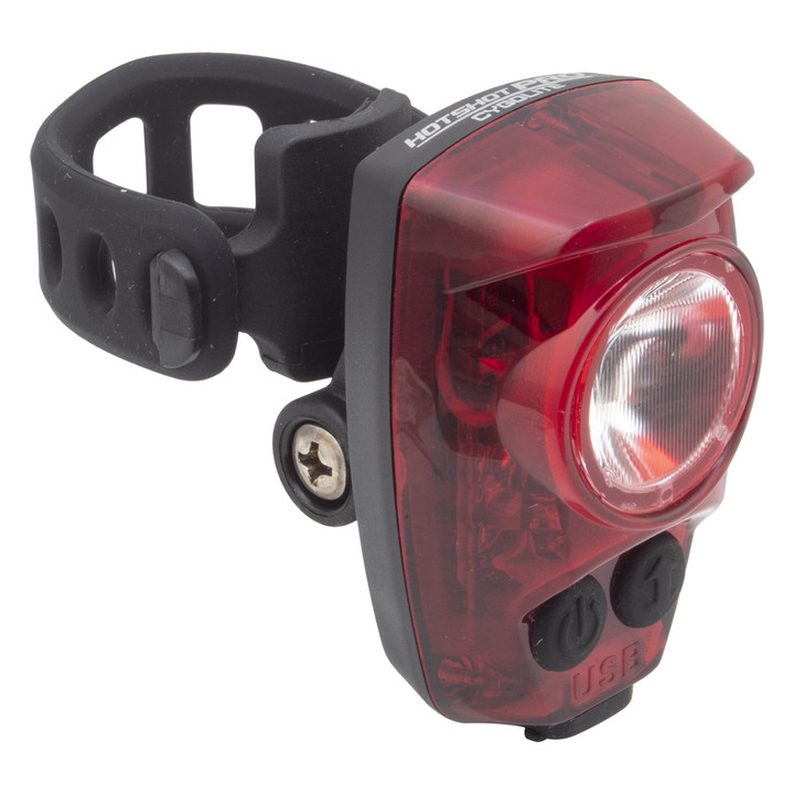 Cygolite Hotshot Pro 200 USB Rechargeable Bike Tail Light - 200 Lumens, Multi-Mode Safety HS-200-USB