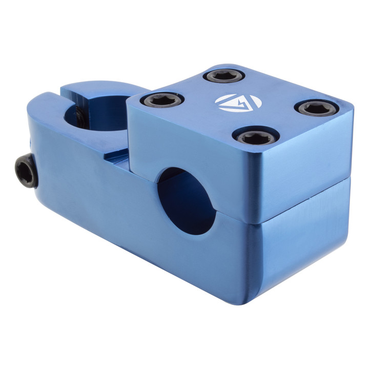 Black Ops BrickTop BMX Stem Clamp 55mm Alloy 22.2mm 0 Blue 570072