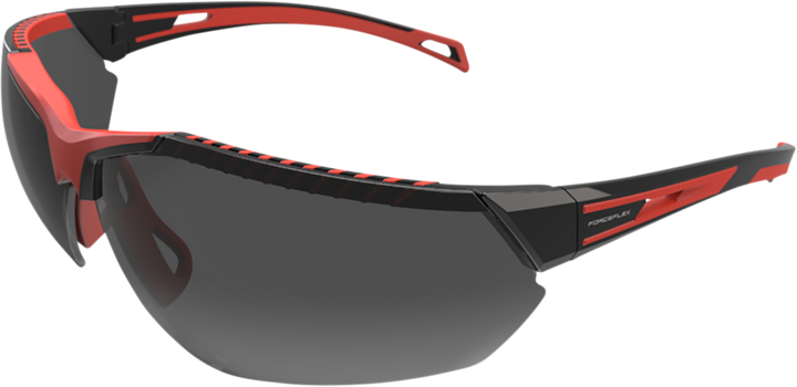 Forceflex Ff4 Sunglasses - Black/Red - Smoke Lens FF4-01045-040