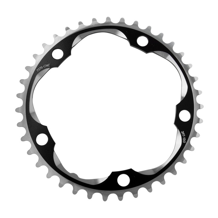 Sunrace RX0 39T 130mm Alloy Chainring for Road and MTB Bikes CRRX0.3901.100