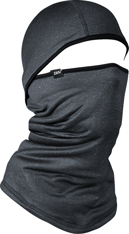 Zan Headgear Sportflex Convertible Balaclava - Heather Charcoal WBSF410