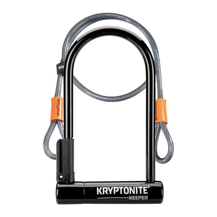 Kryptonite Keeper U-Lock 4' Flex Cable - Hardened Steel Security 004370