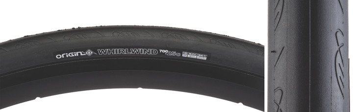 Origin8 Whirlwind Tire Folding Kevlar Belted 120TPI Black 700 x 25 590661