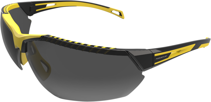 Forceflex Ff4 Sunglasses - Black/Yellow - Smoke Lens FF4-01095-040