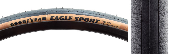 Goodyear Eagle Sport 700x28 Folding Road Bike Tire Anti-Puncture Silica Compound GR.013.28.622.V002.R