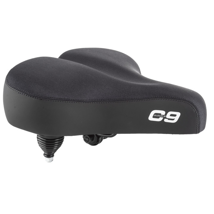 Cloud-9 Unisex Bicycle Comfort Seat Cruiser-ciser Springs, Gel Padding Black 49406