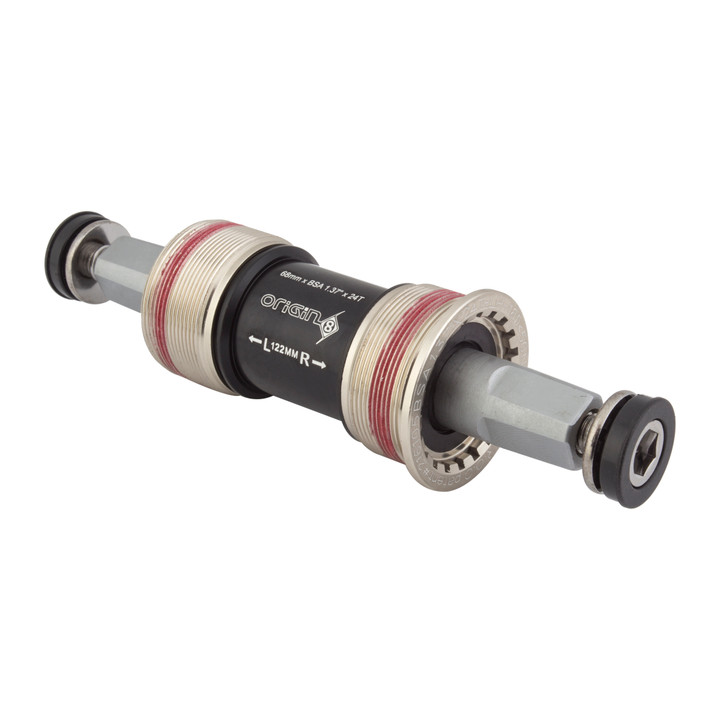 Origin8 TorqLite BSA Square Taper Bottom Bracket - Sealed Bearings, CNC Chromoly Spindle 21304
