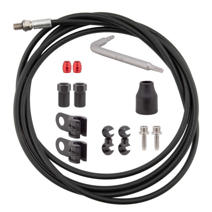 SRAM Hydraulic Brake Hose Kit for Elixir, Guide, Level, X0 - 2000mm Black 00.5318.037.000