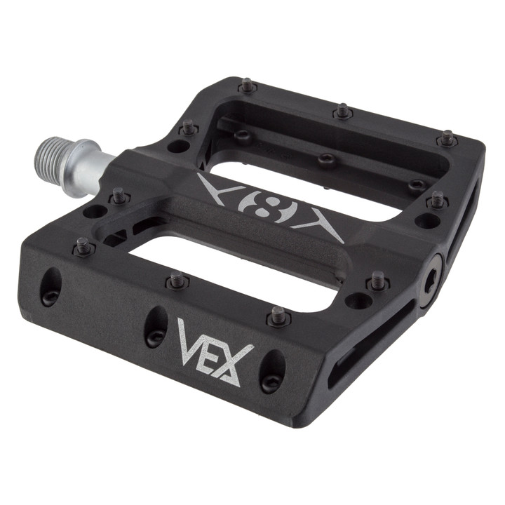 Origin8 Vex 9/16" Composite Concave Platform Pedals Replaceable Pins 410061