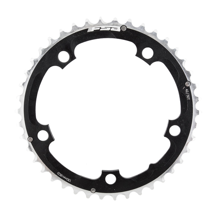 Pro 42T Aluminum Cycling Chainring for 10-Speed Shimano/SRAM Campagnolo BCD 130 370-0242