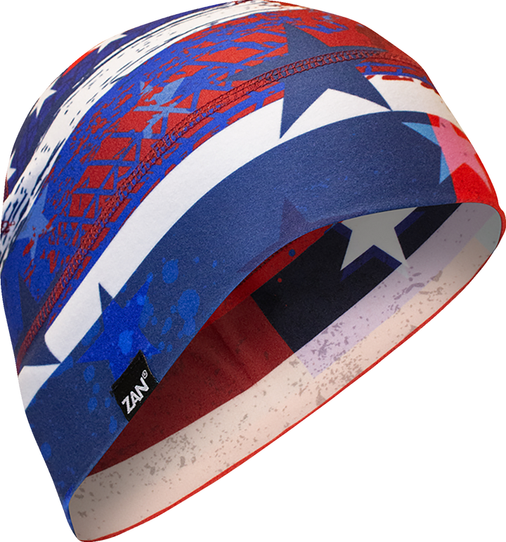 Zan Headgear Sportflex Helmet Liner - Distressed Flag WHLL150