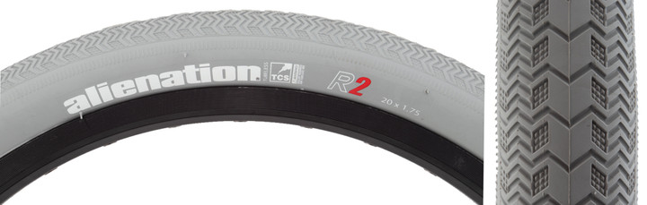 Alienation TCS R2 Tire Tubeless, Folding, Dual Compound, Gray, 120TPI 20x1.75 592869