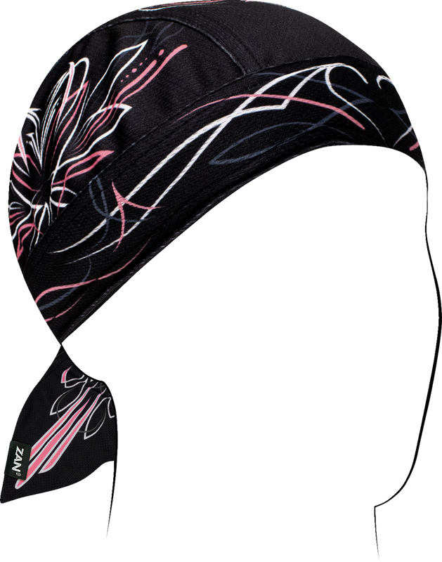 Zan Headgear Flydanna Polyester Micromesh - Pinstripe Heart ZM152