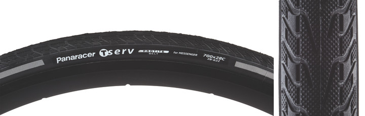 Panaracer T-Serv Protite 700x28 Foldable Tire - Puncture-Resistant, Urban and Gravel Cycling RF728-TSV-B3-RE