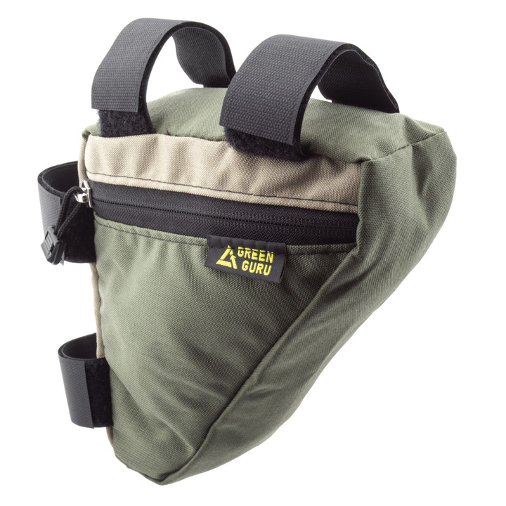 Green Guru Gripster Upcycled Frame Bag - Water-Resistant, Eco-Friendly Cargo G3220E