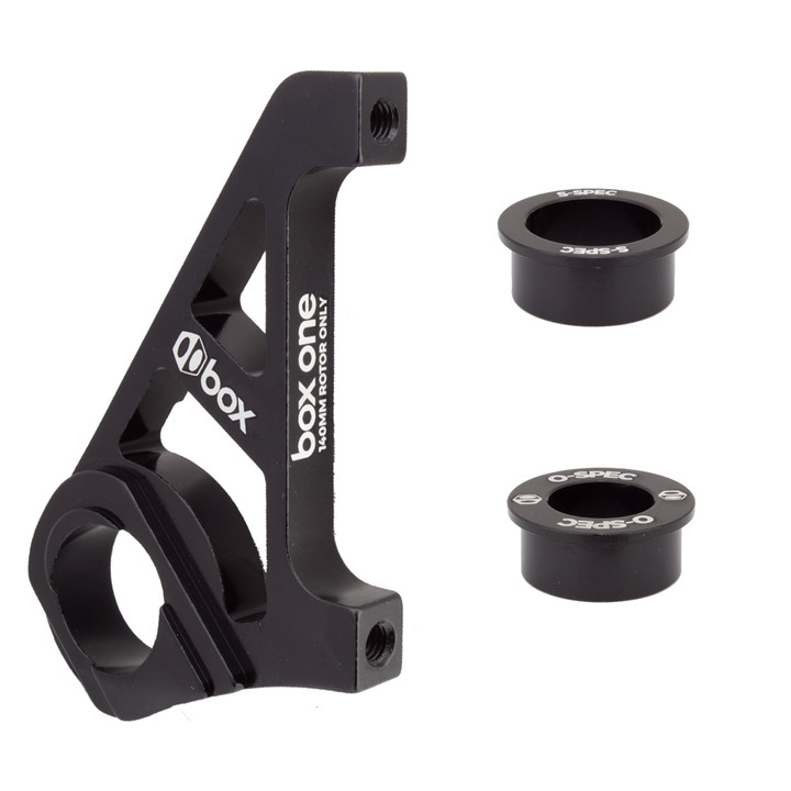 Premium BMX Disc Brake Adapters for Standard and Sliding Dropouts | Post Mount Compatibility, 10mm Hubs, Enhanced Braking Control BX-BA1-DAIA10-BK