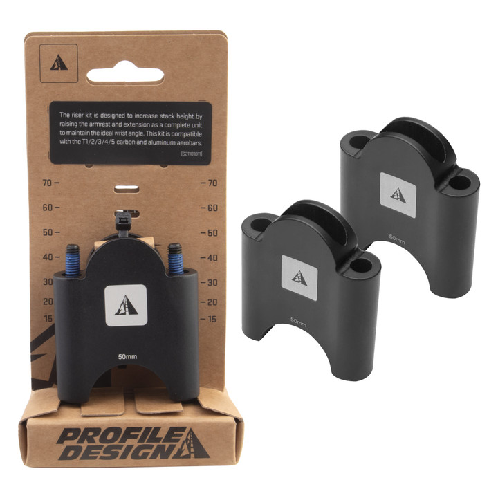 Profile Design 50mm Aerobar Riser Kit for ZBS and Carbon Series AC50RISKT