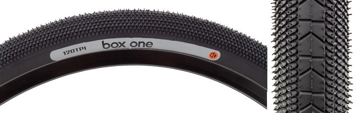 Box One 20x1.9" Folding Tire - High Silica, Lightweight BMX Style BX-TR1-2120190-BK