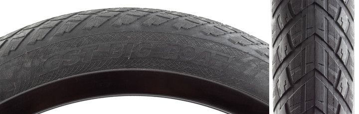CST Big Boat 26x4.0 E-Bike Tire - Durable Wire TPI for Off-Road Riding TB00279100