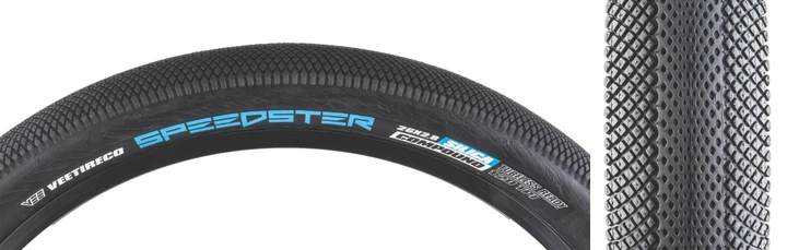 Vee Tire Speedster 26x2.8 Fold TPI BMX and Urban Cycling Black B316138