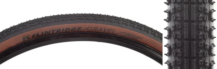 Kenda Flintridge Gravel Tire 700x40 Tubeless GCT Casing for Off-Road Cycling 07795670