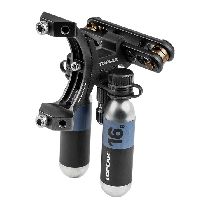 Topeak Tri-Backup Elite 2 Bike Saddle Mount Dual Bottle Cages TBU-ELT2