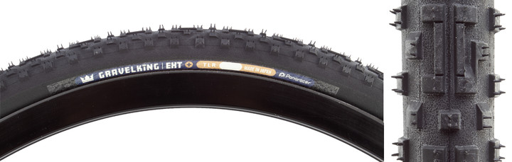 Panaracer GravelKing EXT Plus Tubeless Gravel Tire 700x45mm Puncture-Resistant TuffTex+ RF745-GKEXT-P-B2