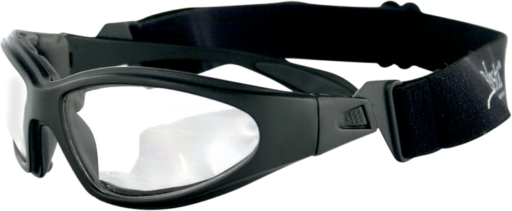 Bobster Gxr Goggle/Sunglasses - Matte Black - Clear Lens GXR001C
