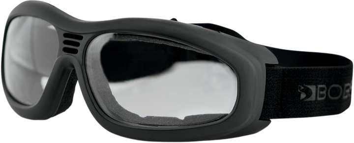Bobster Touring Ii Goggle - Matte Black - Clear Lens BT2001C
