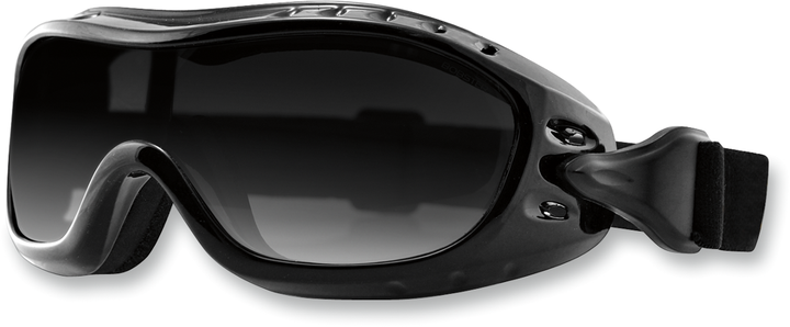 Bobster Night Hawk Goggle - Gloss Black - Smoke Lens BHAWK01