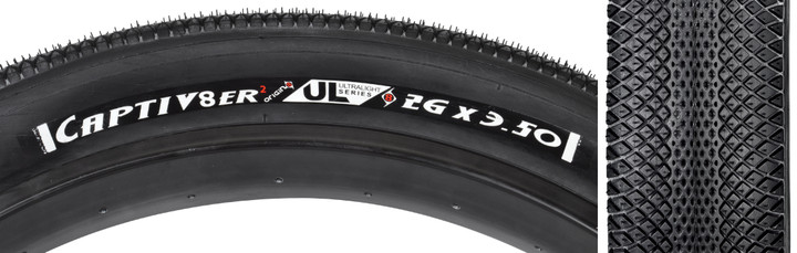 Origin8 Captiv8er UL 26x3.5 Fold Reflective Mountain Bike Tire 59673