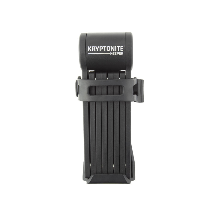 Kryptonite Keeper Mini Folding Lock - 80cm Hardened Steel, Keyed Security 005810