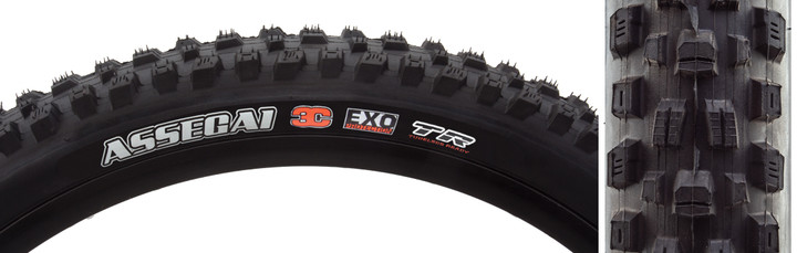 Maxxis Assegai 27.5 x 2.6 Tubeless Mountain Bike Tire EXO Sidewall Protection TB00195500