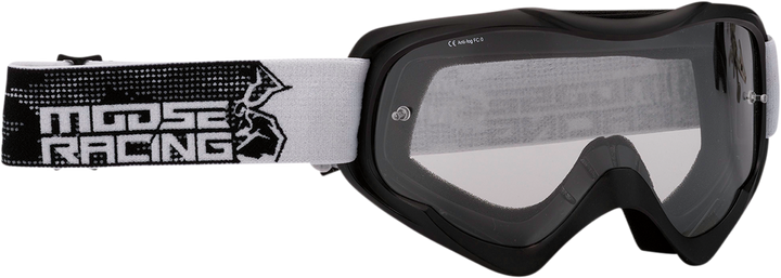 Moose Offroad Qualifier Goggle - Agroid - Stealth - Clear Lens 2601-2653