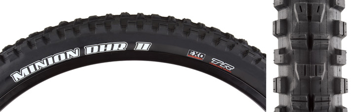 Maxxis Minion DHR II 29 x 2.6 Tubeless MTB Tire EXO Sidewall Protection TB00073200