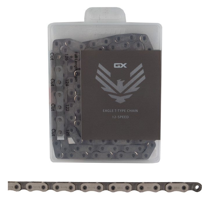 SRAM GX Eagle T-Type 12-Speed Flattop Chain for E-MTB and Performance 00.2518.054.010